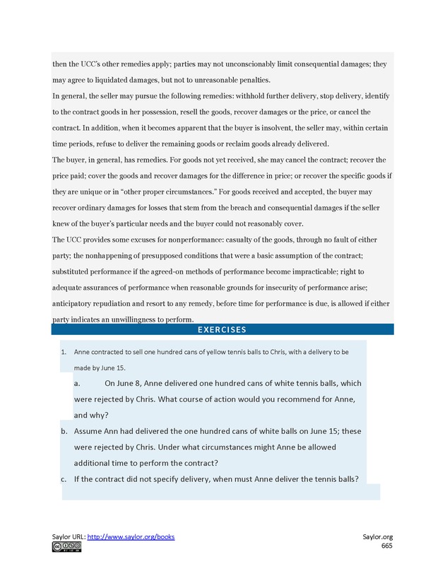 Business Law and the Legal Environment - Page 665